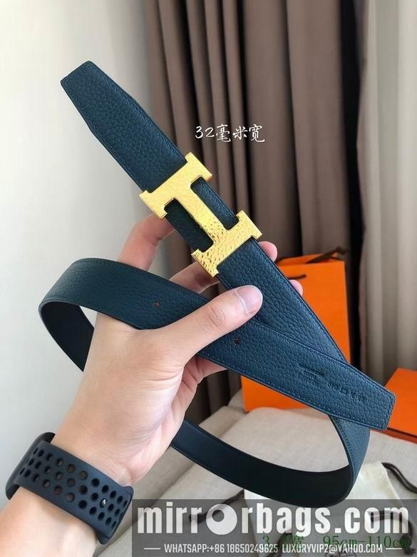 Replica Hermes Belt 32mmX95-110cm 7D23