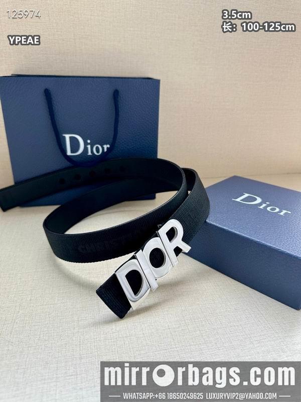 Replica Dior belt 35mmX100-125cm 8L29