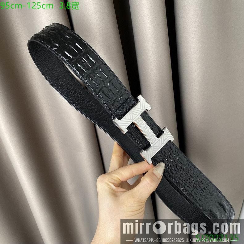 Replica Hermes Belt 38mmX95-125cm 7D102