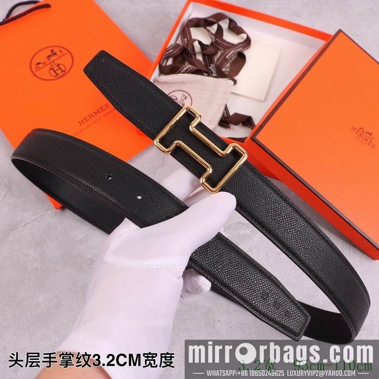 Replica Hermes Belt 32mmX95-110cm 7D24
