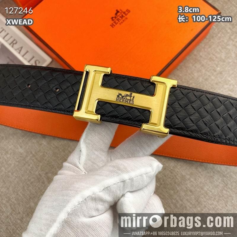Replica Hermes belt 38mmX100-125cm 8L56