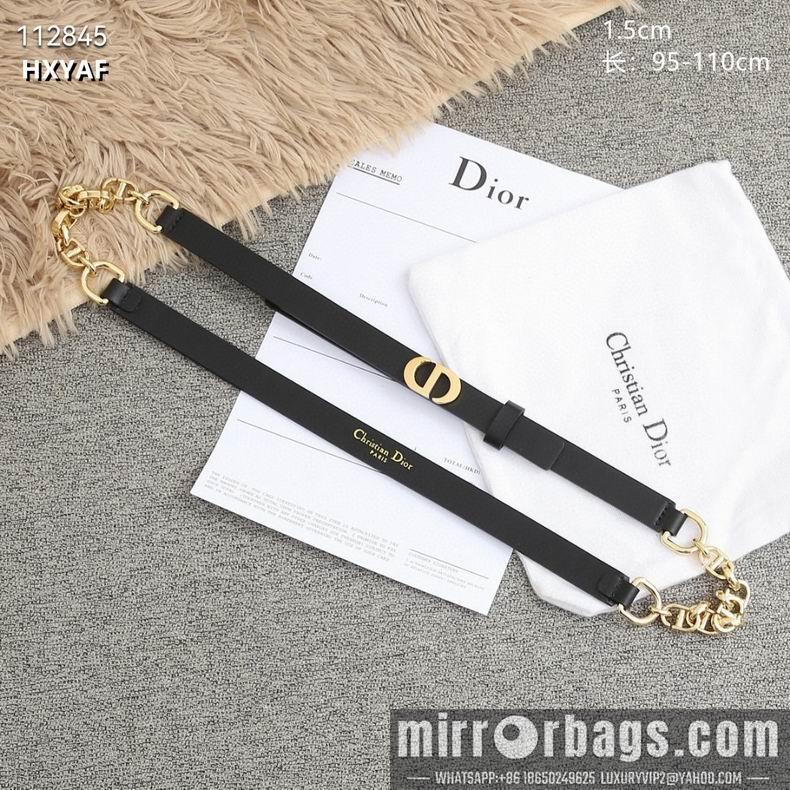 Replica Dior belt 15mmX95-110cm 8L04