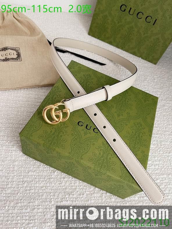 Replica Gucci belt 20mmX95-115cm 7D02