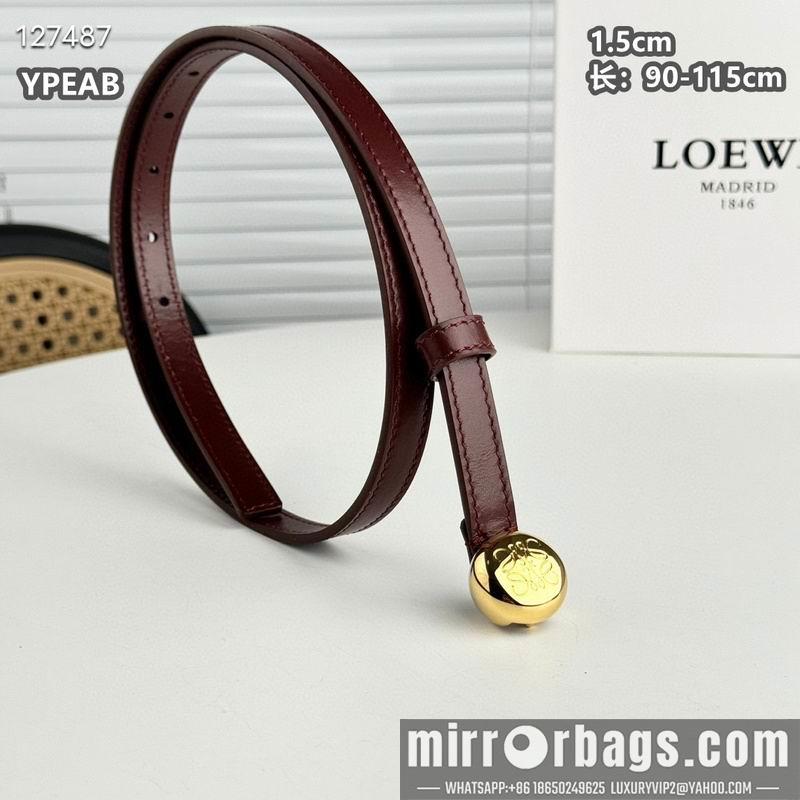 Replica Loewe belt 15mmX90-115cm 8L06