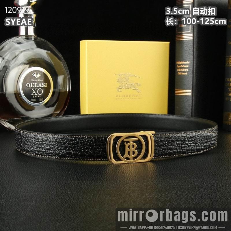 Replica Burberry belt 35mmX100-125cm 8L87
