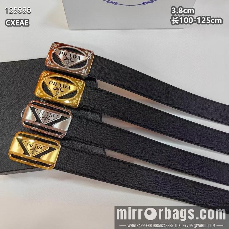 Replica Prada belt 38mmX100-125cm 8L02