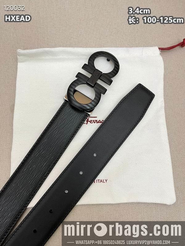 Replica Ferragamo belt 34mmX100-125cm 8L03