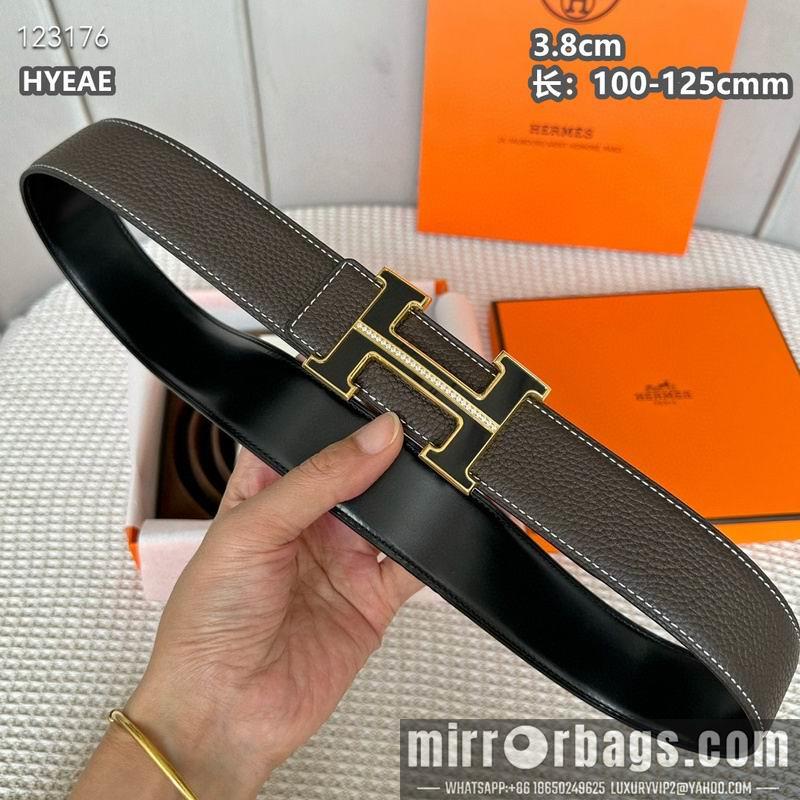 Replica Hermes belt 38mmX100-125cm 8L17