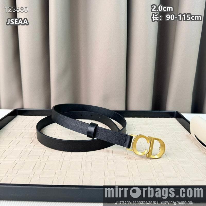 Replica Dior belt 20mmX90-115cm 8L19
