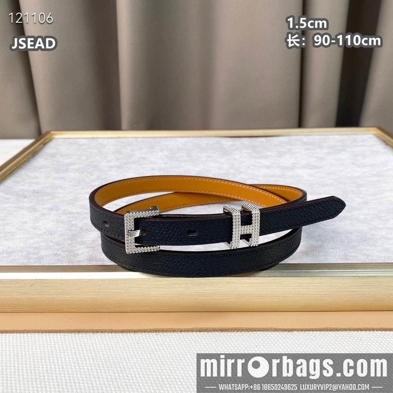 Replica Hermes belt 15mmX90-110cm 8L01