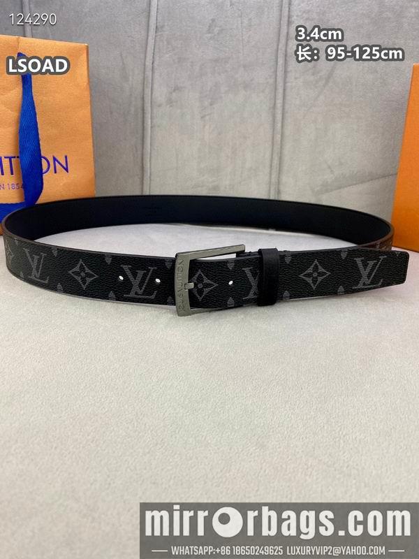 Replica LV belt 34mmX95-125cm 8L23