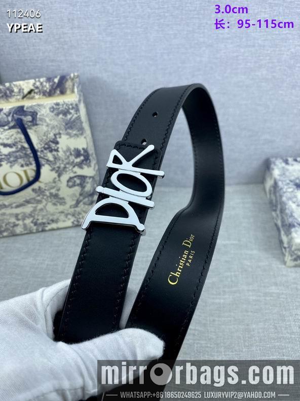 Replica Dior belt 30mmX95-115cm 8L09