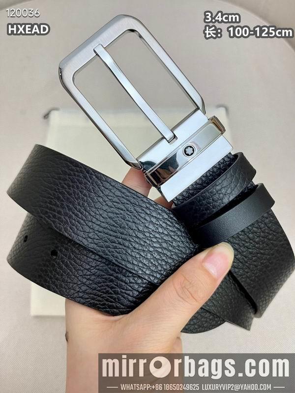 Replica Montblanc belt 34mmX100-125cm 8L03