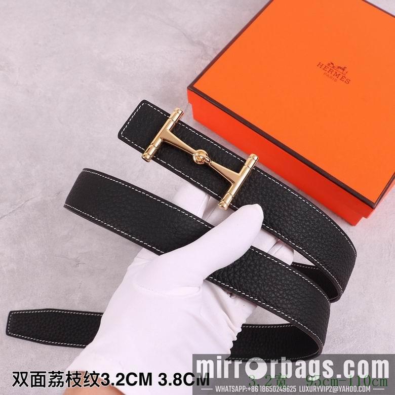 Replica Hermes Belt 32mmX95-110cm 7D24