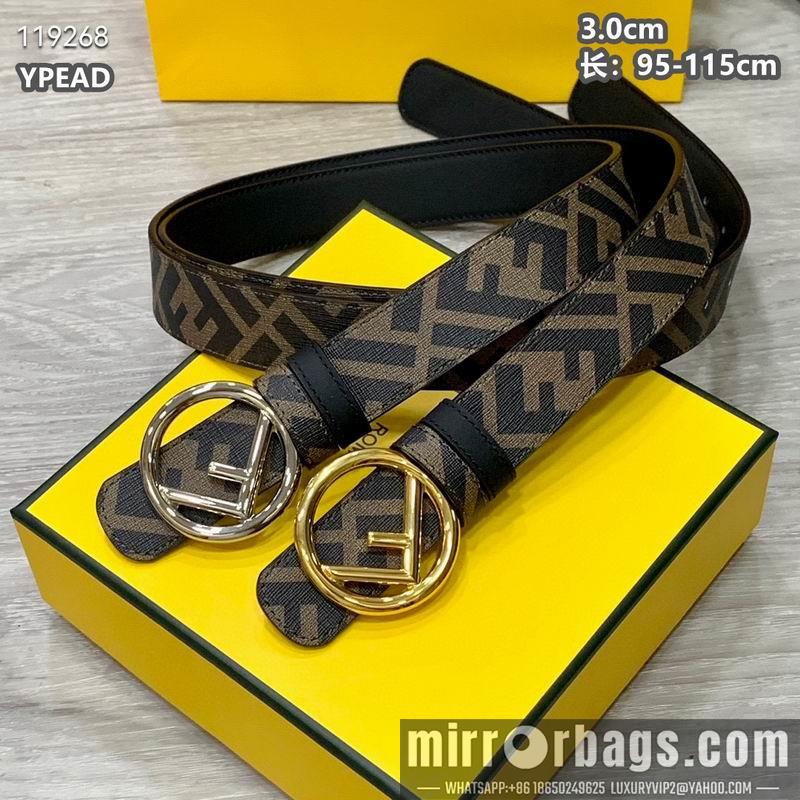 Replica Fendi belt 30mmX95-115cm 8L13