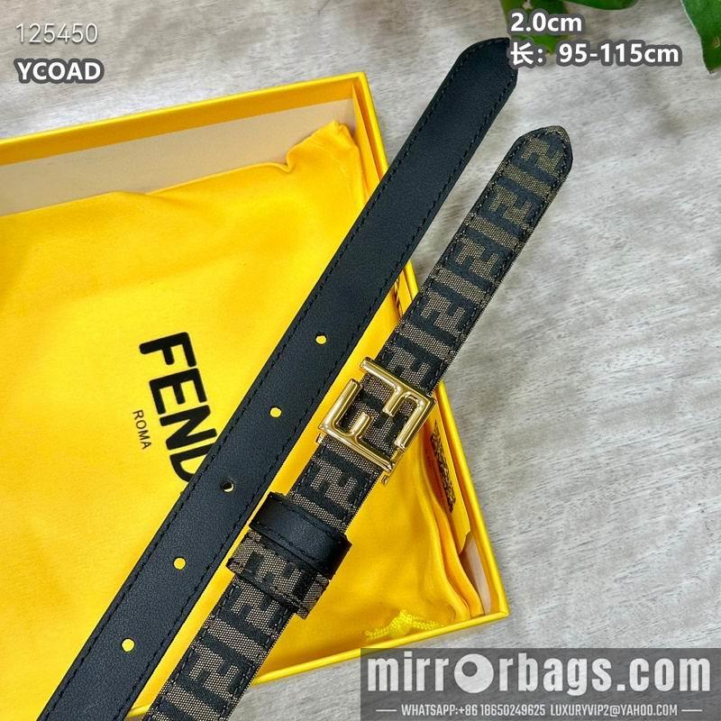 Replica Fendi belt 20mmX95-115cm 8L13