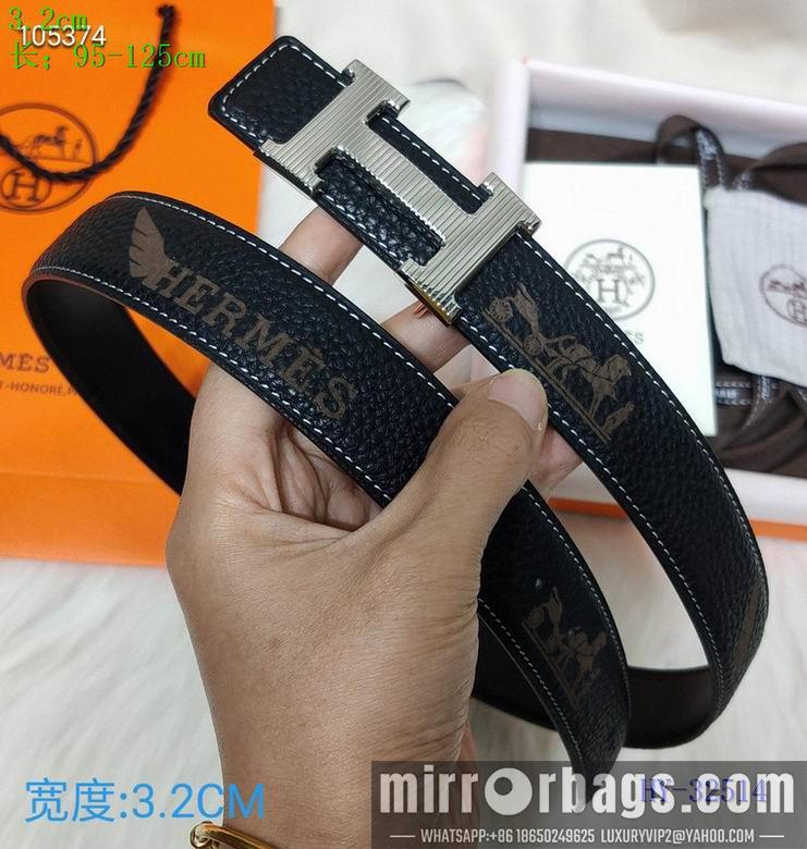 Replica Hermes Belt 32mmX95-125cm 8L03