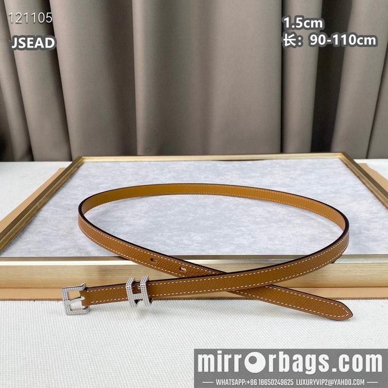 Replica Hermes belt 15mmX90-110cm 8L01