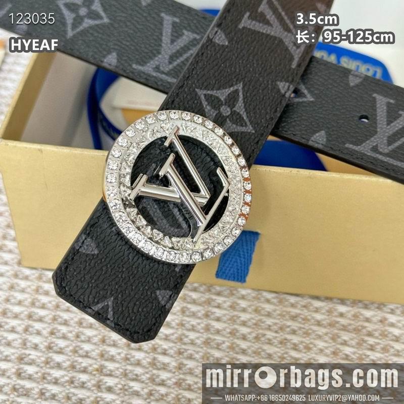 Replica LV belt 35mmX95-125cm 8L02