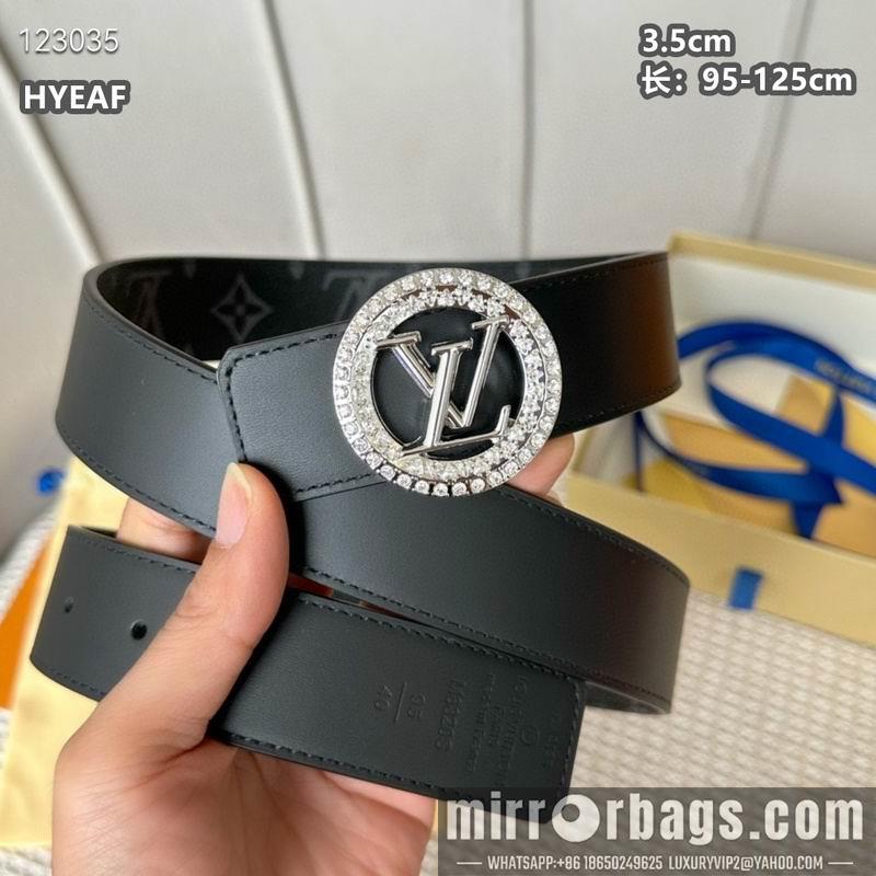 Replica LV belt 35mmX95-125cm 8L02