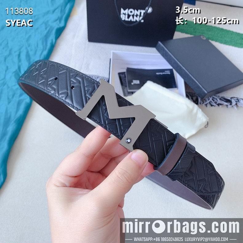 Replica Montblanc belt 30mmX95-125cm 8L02