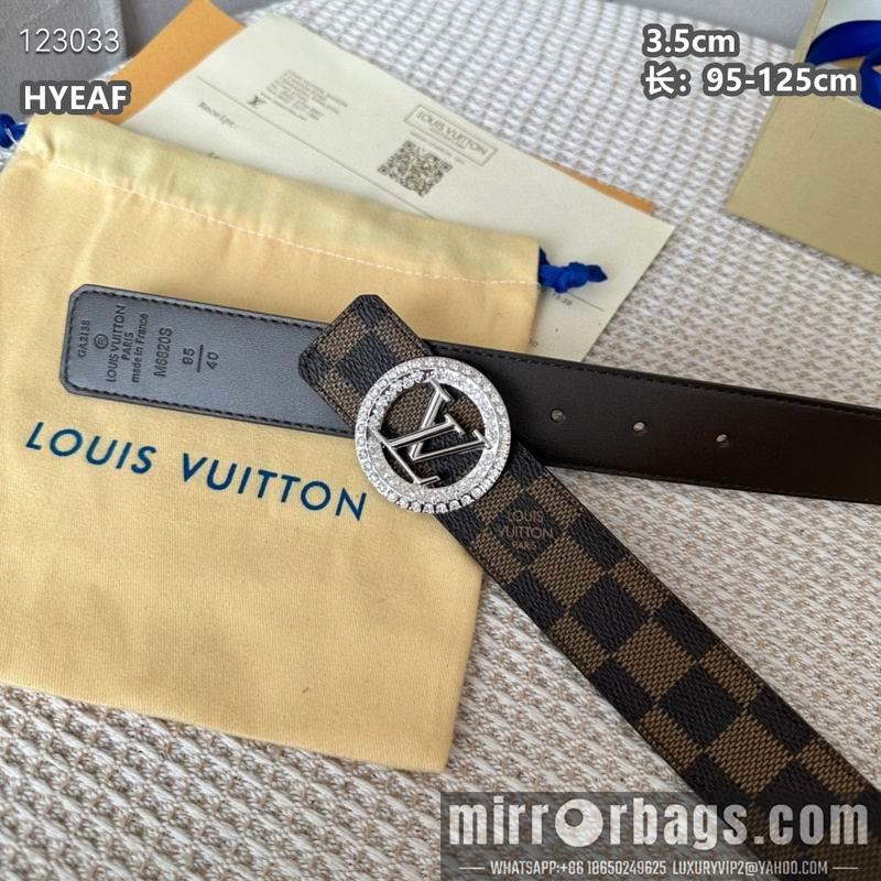 Replica LV belt 35mmX95-125cm 8L02
