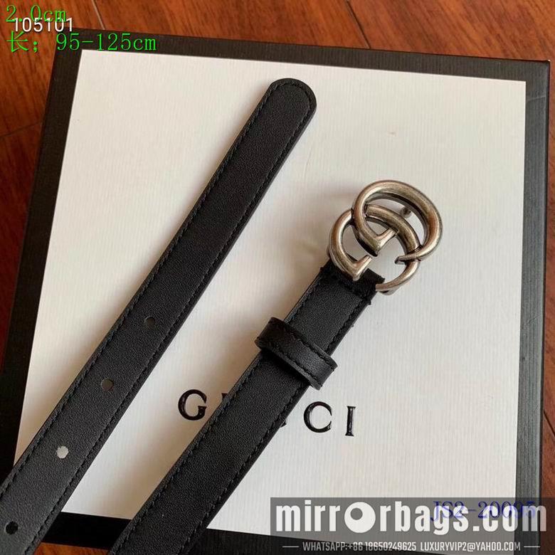 Replica Gucci belt 20mm 95-125cm 8L01