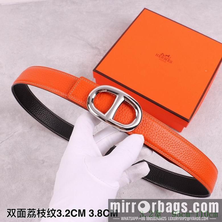 Replica Hermes Belt 32mmX95-110cm 7D24