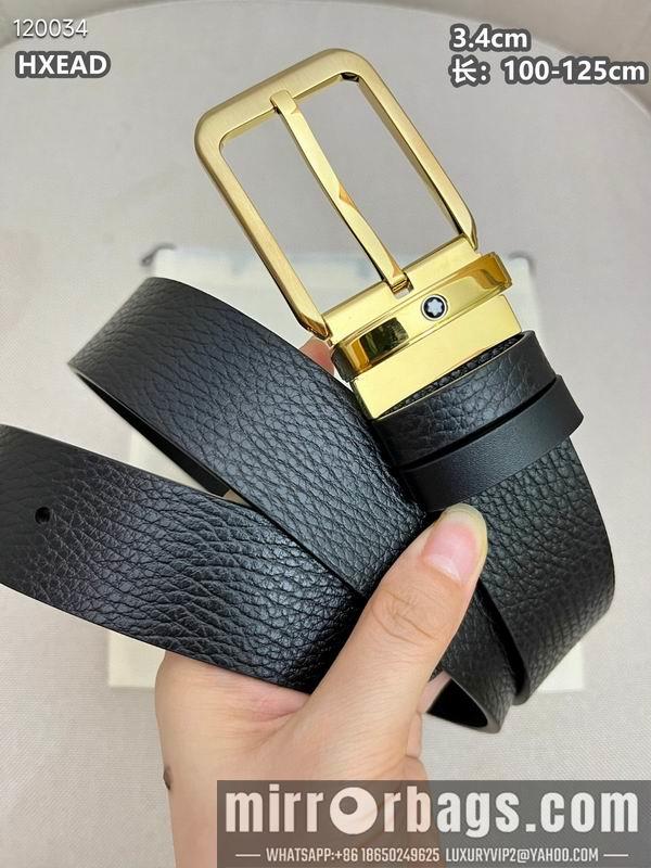 Replica Montblanc belt 34mmX100-125cm 8L03