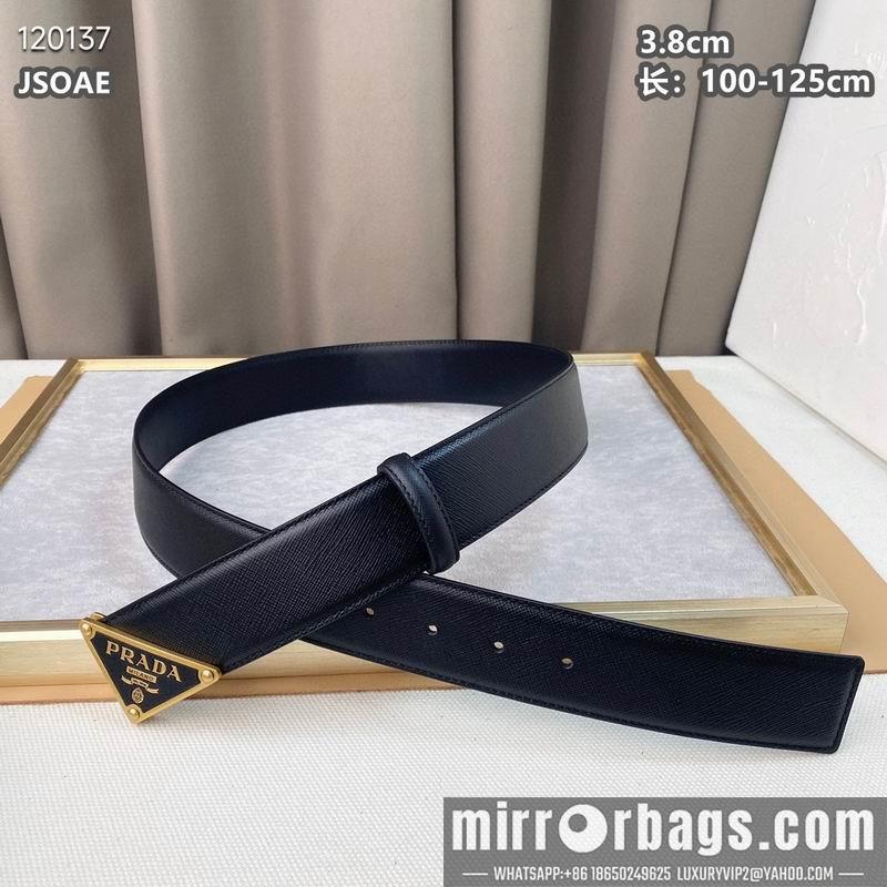 Replica Prada belt 38mmX100-125cm 8L072001