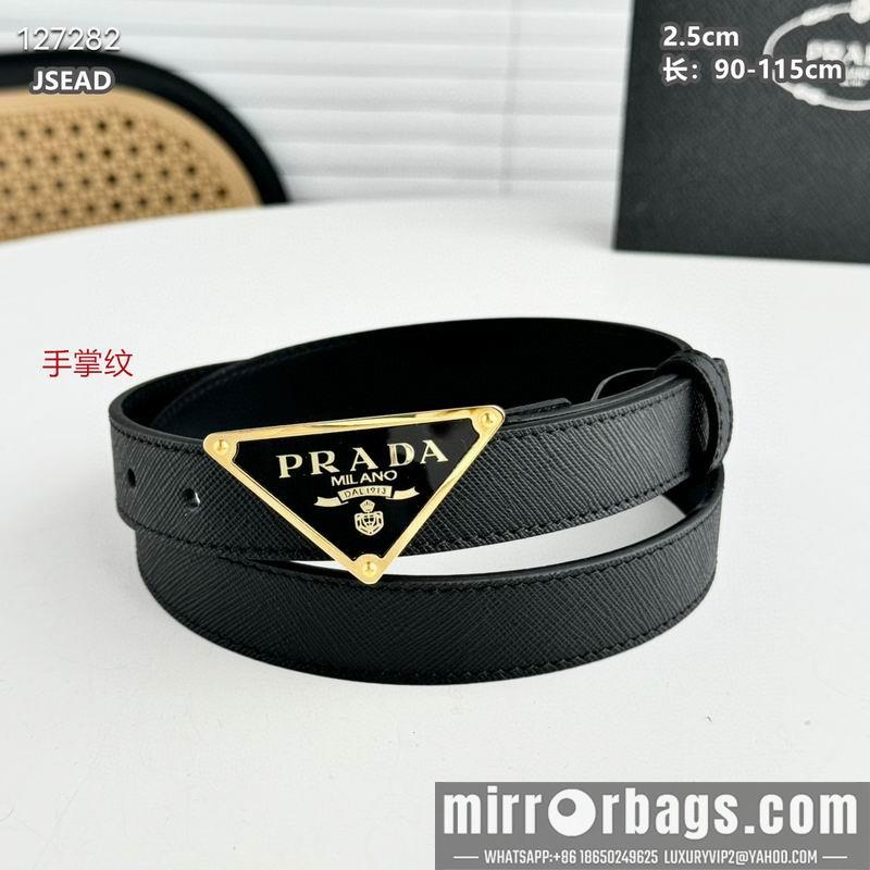 Replica Prada belt 25mmX90-115cm 8L03