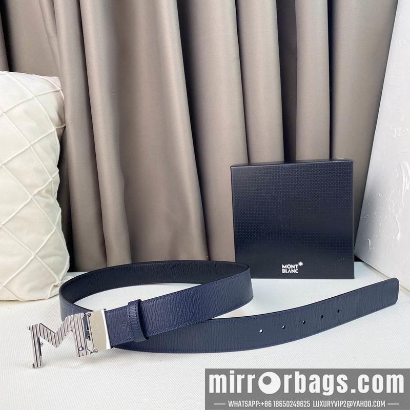 Replica Montblanc belt 35mmX95-125cm 7D07