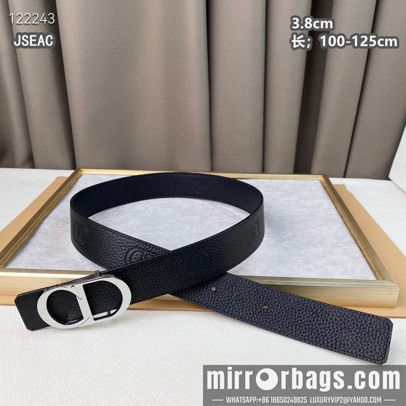 Replica Dior belt 38mmX100-125cm 8L07