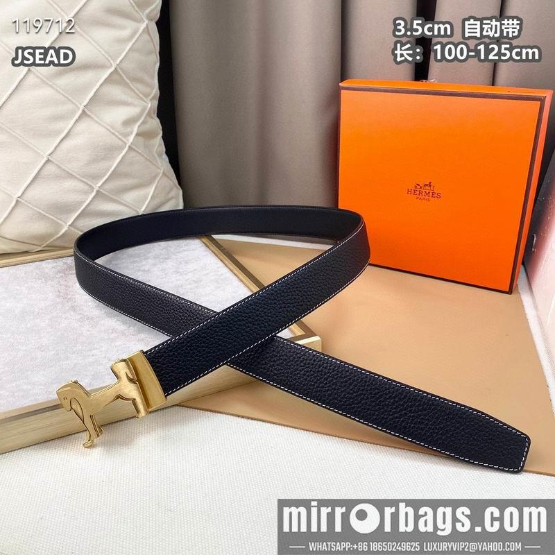 Replica Hermes belt 自动带35mmX100-125cm 8L040801