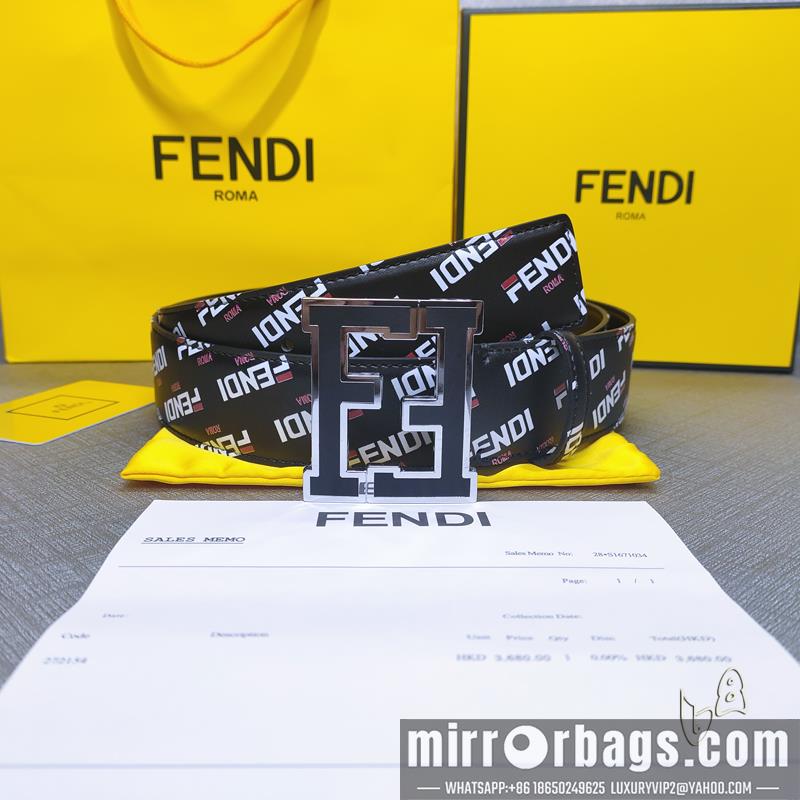 Replica Fendi belt 38mmX80-125cm lb01