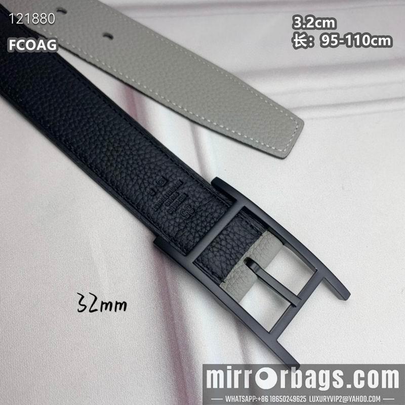 Replica Hermes belt 32mmX95-110cm 8L27