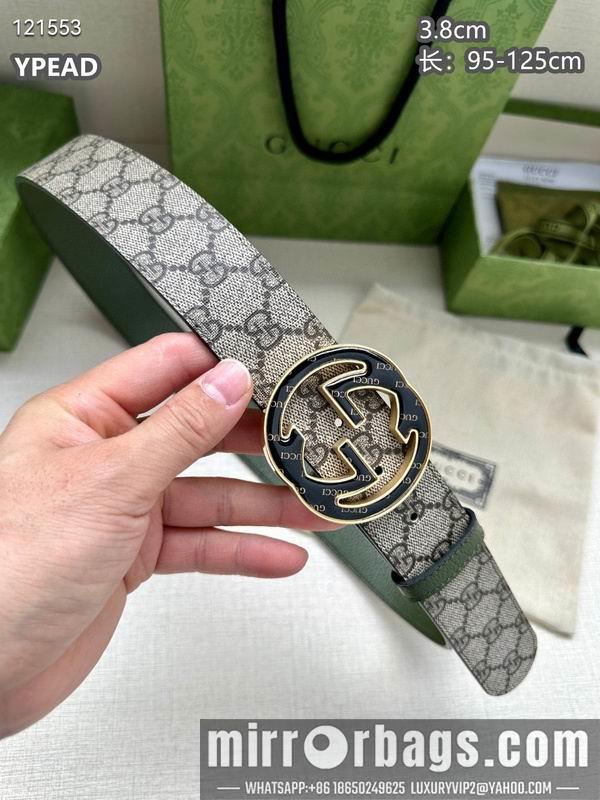 Replica Gucci belt 38mmX95-125cm 8L13
