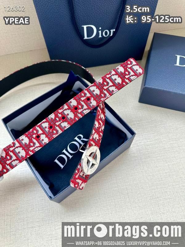 Replica Dior belt 35mmX95-125cm 8L17