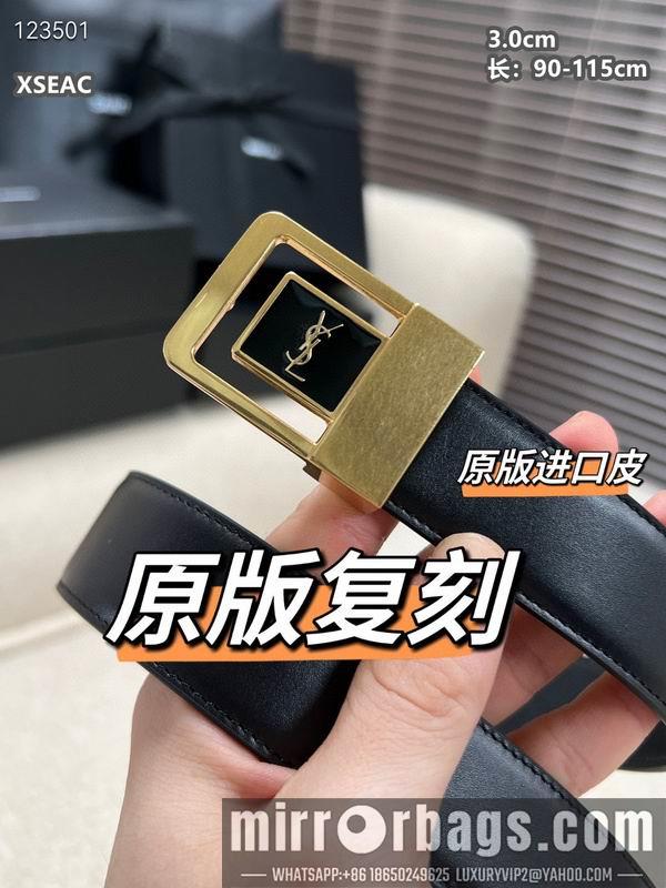 Replica YSL belt 30mm 90-115cm 8L07