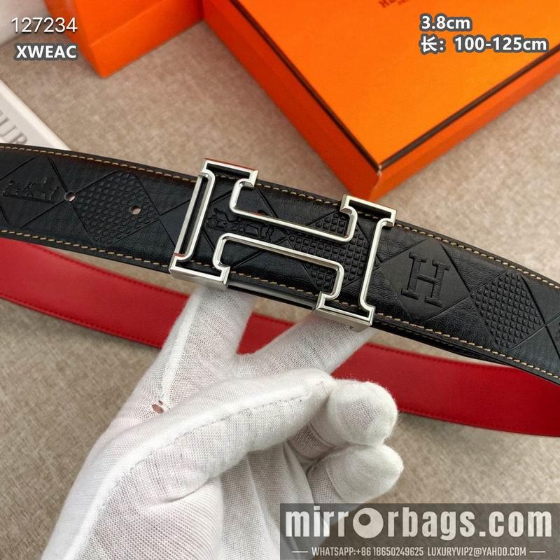 Replica Hermes belt 38mmX100-125cm 8L45
