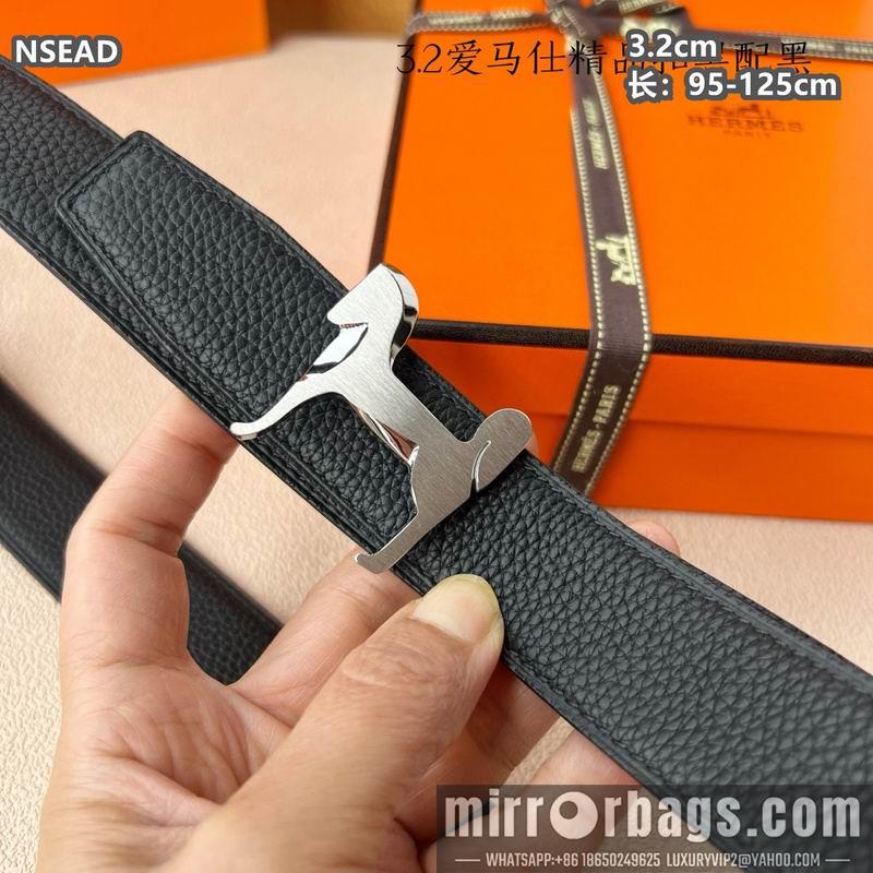 Replica Hermes belt 32mmX95-125cm 8L32