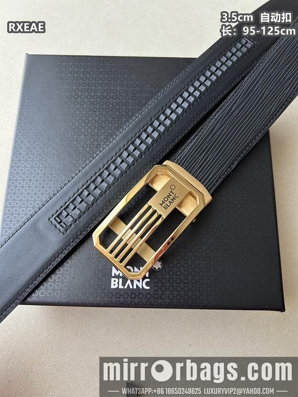 Replica Montlanc belt 35mmX100-125cm 8L77