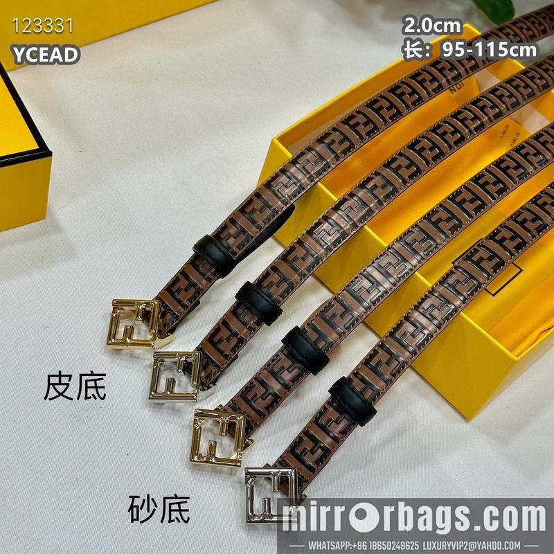 Replica Fendi belt 20mmX95-115cm 8L15