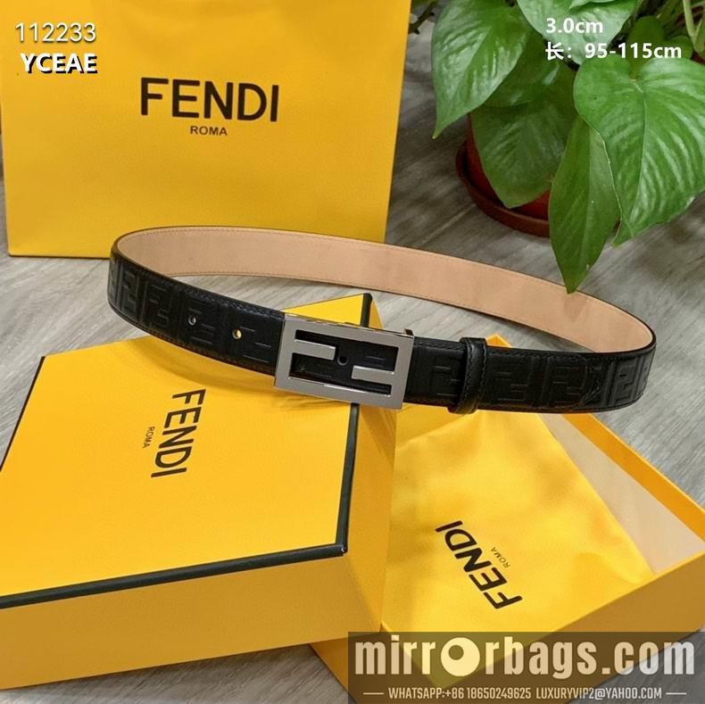Replica Fendi Belt 30mmX95-115cm 8L09