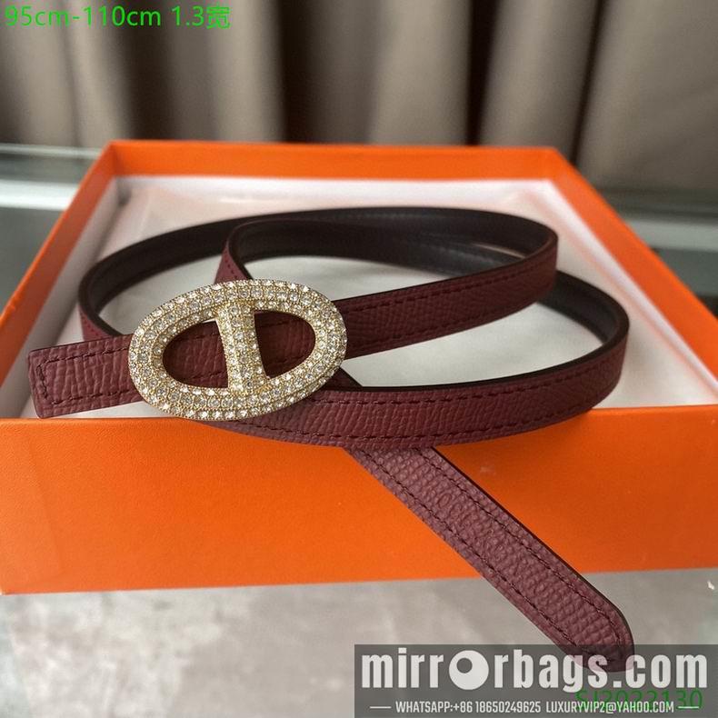 Replica Hermes Belt 13mmX95-110cm 7D01
