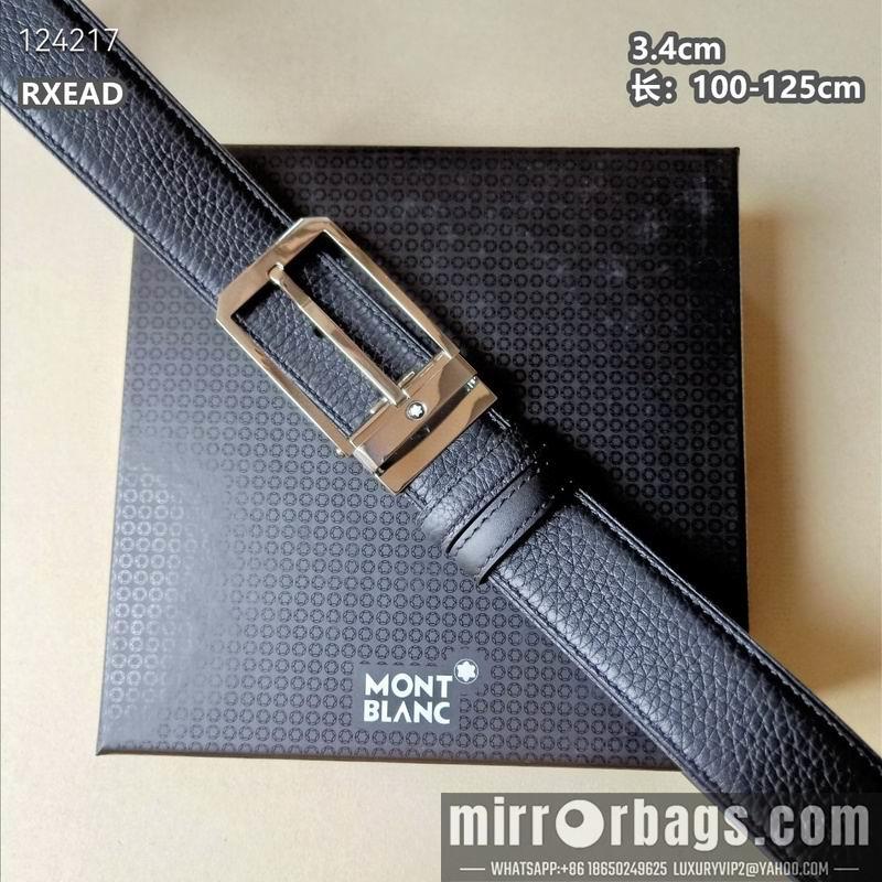 Replica Montblanc belt 34mmX100-125cm 8L05