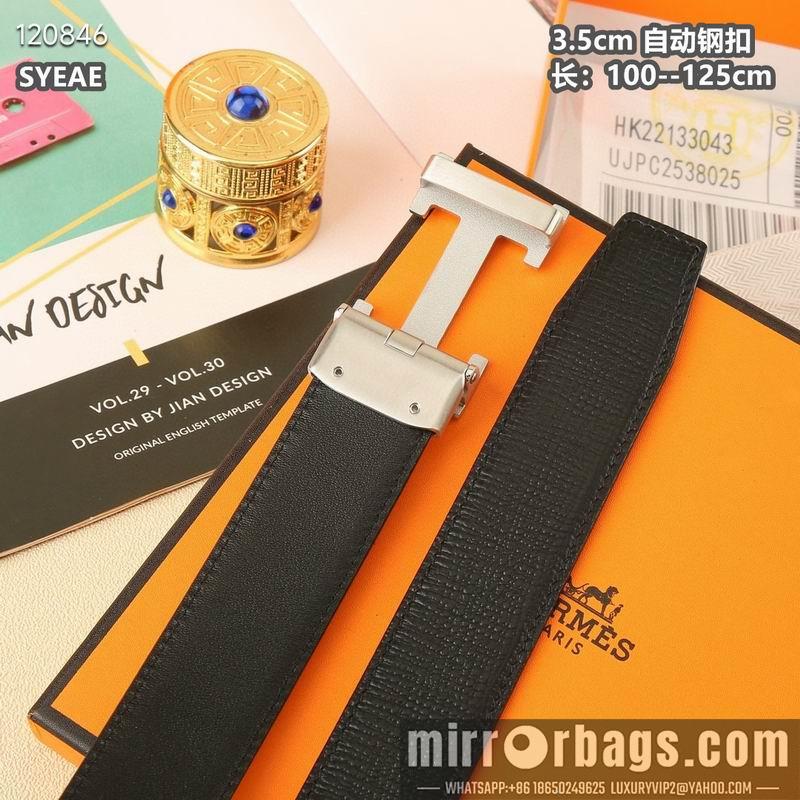 Replica Hermes belt自动带 35mmX95-125cm 8L072008