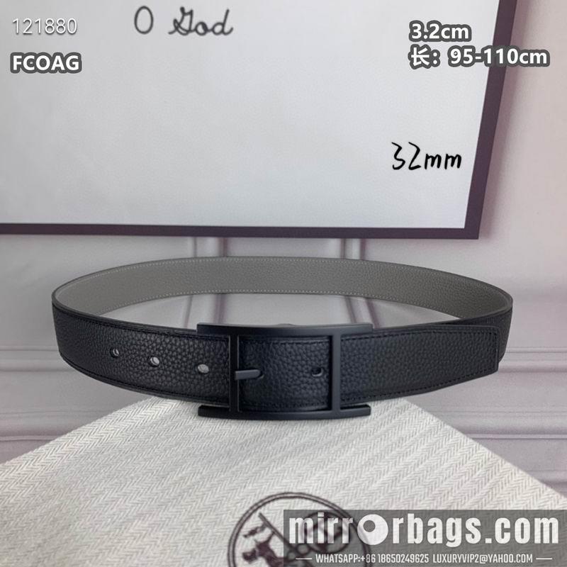Replica Hermes belt 32mmX95-110cm 8L27