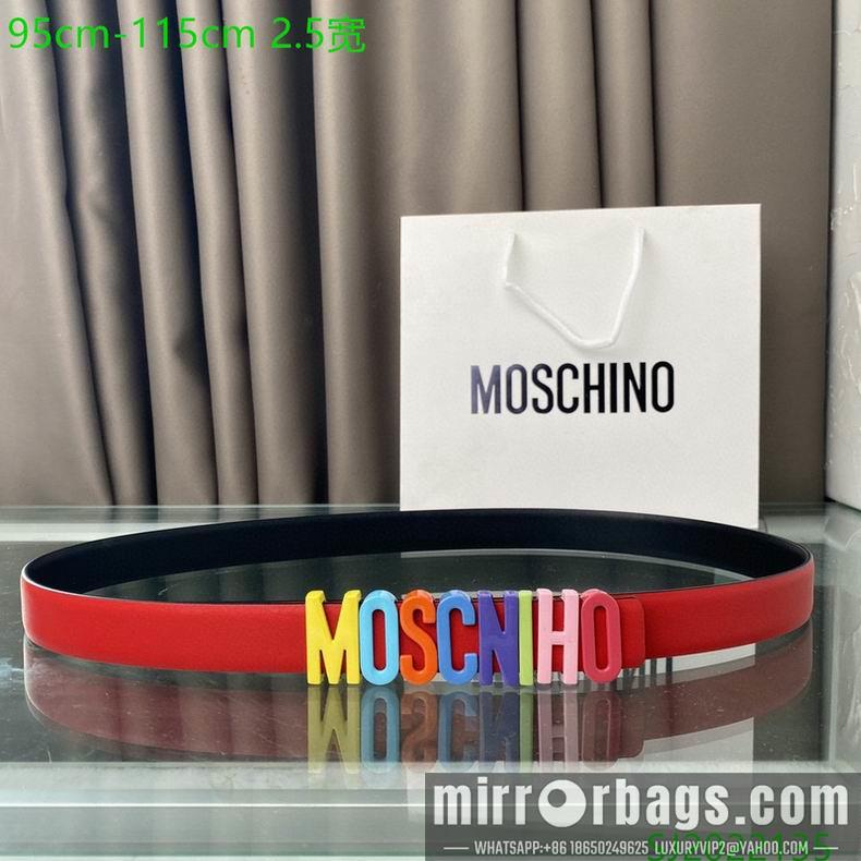 Replica Moschino belt 25mmX95-115cm 7D