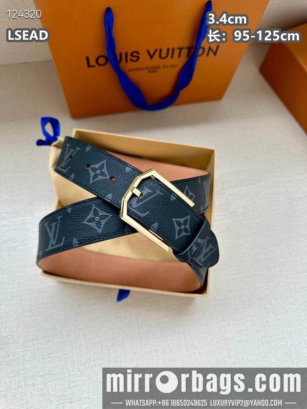 Replica LV belt 34mmX95-125cm 8L23